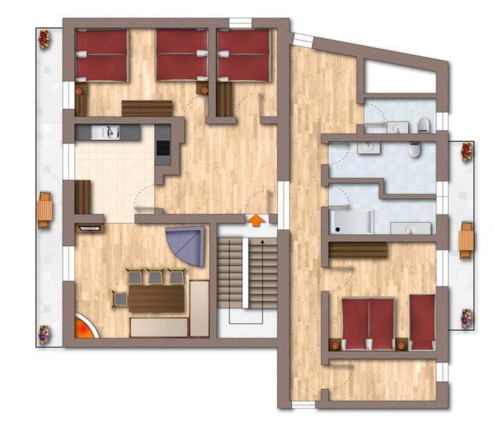 Appartement Andrea Hauser - Riedltischler Zell am Ziller Ngoại thất bức ảnh